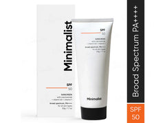 Minimalist Broad Spectrum Sunscreen SPF 50 PA ++++ ( 50 GM )