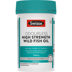 Swisse ODOURLESS HIGH STRENGTH WILD FISH OIL (90 Tablets)