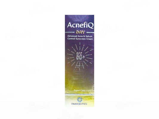 Acnefiq Day Advanced Acne & Sebum Control Sunscreen Cream SPF 50+ ( 50 GM )
