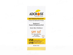 Adonis Adcross Anti Pollution Sunscreen Lotion SPF 50+ PA+++ (75 ml)