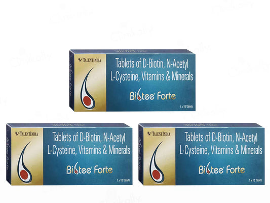 Biotee Forte Tablet ( 3 x 10 Tablets )