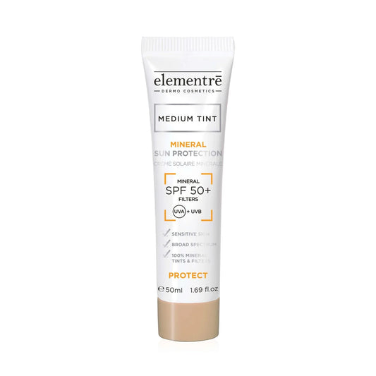 Elementre SPF 50+ Mineral Sun Protection Medium Tint (50ml)
