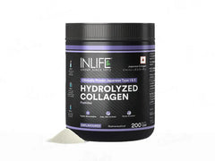 Inlife Japanese Hydrolyzed Type 1 & 3 Collagen Peptides Nutraceutical Powder(200 gm)