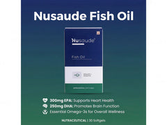 Nusaude Fish Oil Nutraceutical Softgel Capsule