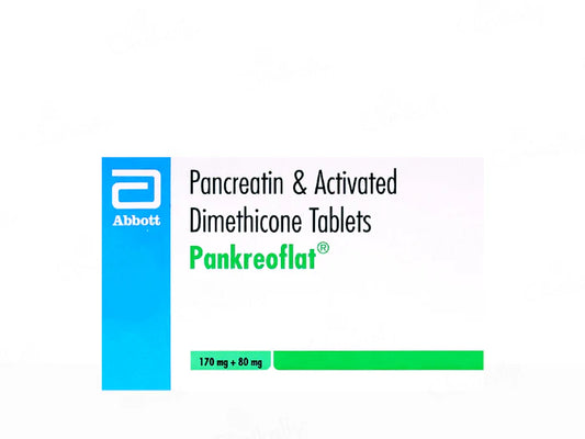 Pankreoflat 170mg/80mg Tablet (15 Tablets )