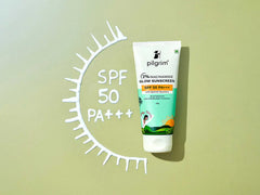 Pilgrim 2% Niacinamide Glow Sunscreen SPF 50 PA+++ ( 50 GM )