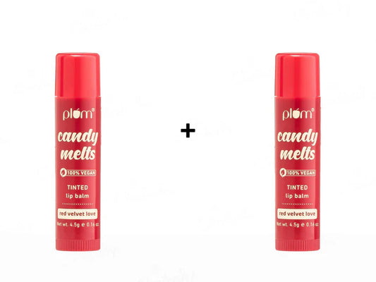 Plum Candy Melts Red Velvet Love Tinted Lip Balm ( 2 x 4.5 gm )