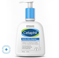 Cetaphil Gentle Skin Cleanser Dry to Normal Skin with Niacinamide Dermatologist Recommended ( 250 ML )