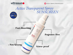 Ultrasun Active Transparent Sports Spray Sunscreen SPF 50 PA++++ ( 150 ML )