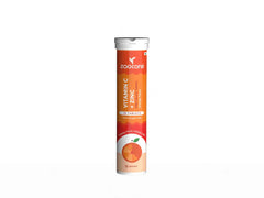Zaocare Vitamin C + Zinc Effervescent Tablet - Orange Flavour ( 15 Tablets )
