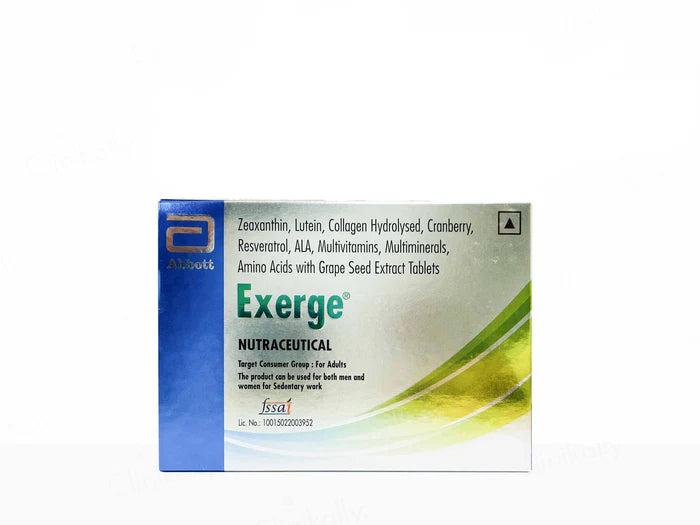 Exerge Nutraceutical Tablet (15 Tablets )