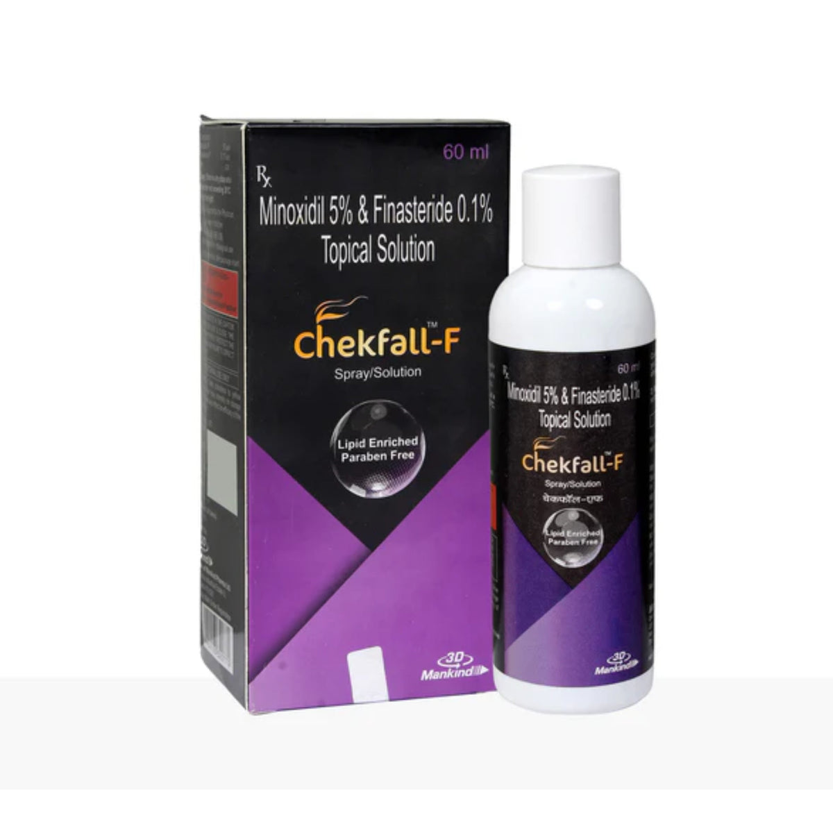 Chekfall-F 5% Topical Solution (60ML)