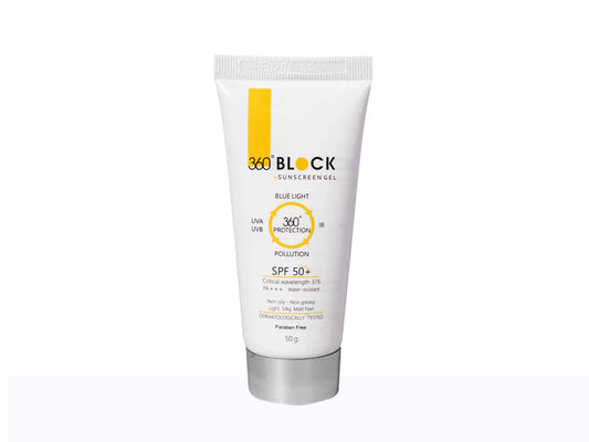 360 Block Sunscreen Gel SPF 50+(50 gm)