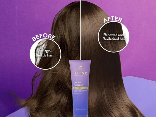 3Tenx Ultimate Revitalize Keratin Collagen Hair Mask For Dry & Brittle Hair (250 ml)