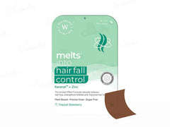 Wellbeing Nutrition Melts Into Hair Fall Control Oral Strip - Tropical Strawberry Flavour(30 Oral Strips)
