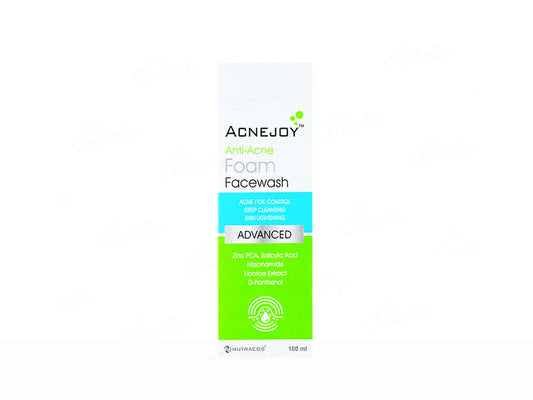 Acnejoy Advanced Anti-Acne Foam Facewash ( 100 ML )