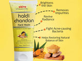 Abivo Haldi Chandan Face Wash (2x100ml)