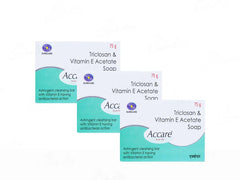 Accare Soap(3 x 75 gm)
