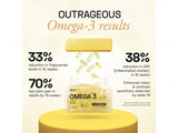 Ace Blend Outshine 4X Strength Omega-3 Nutraceutical Softgel Capsule ( 60 Capsule)