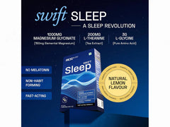 Ace Blend Swift Sleep Veg Nutraceutical Powder - Lemon Flavour (5x10gm Sachets)