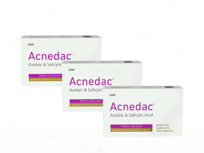 Acnedac Pimple Care Soap(3 x 75 gm)