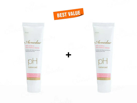 Acnedac pH Balanced Anti Acne & Anti Pimple Cream(2 x 25 gm)