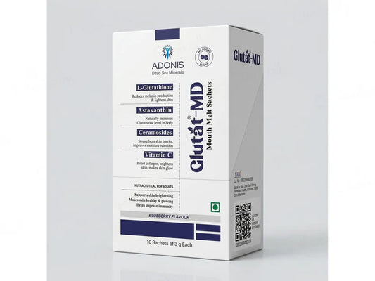 Adonis Glutat-MD Mouth Melt Sachet - Blueberry Flavour (10x3gm Sachets)