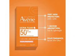 Avene Ultra Fluid Radiance Sunscreen SPF 50+ (50 ml)