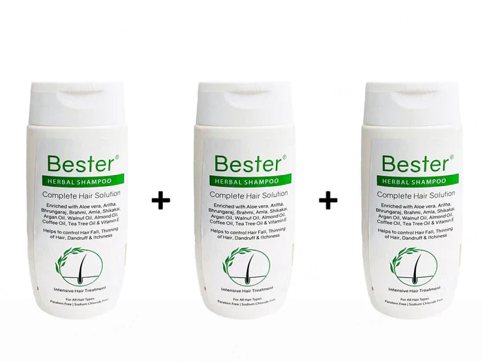 Bester Herbal Shampoo(3 x 100 ml)