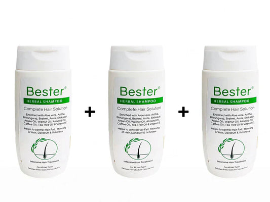Bester Herbal Shampoo(3 x 100 ml)