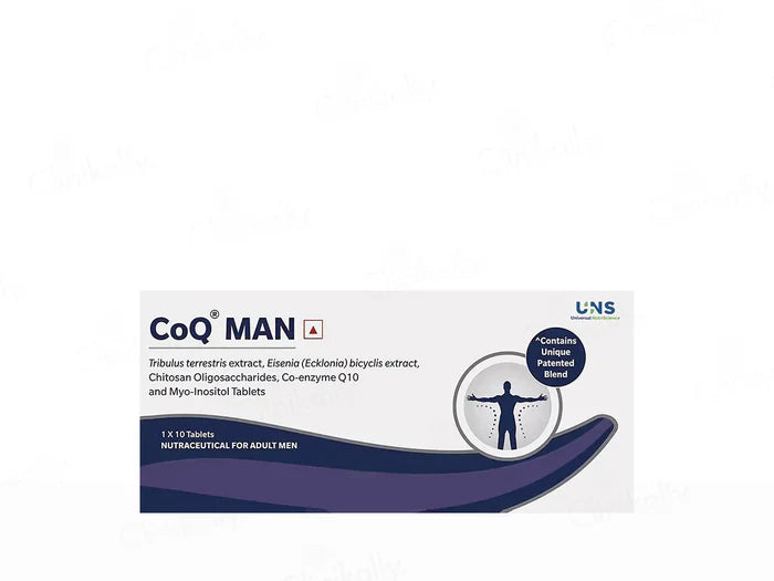 CoQ Man Nutraceutical Tablet For Adult Men(10 Tablets)