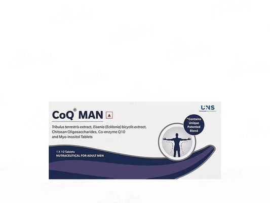 CoQ Man Nutraceutical Tablet For Adult Men(10 Tablets)