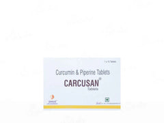 Carcusan Curcumin & Piperine Tablet(10 Tablets)