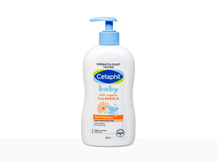 Cetaphil Baby Wash & Shampoo with Organic Calendula ( 400 ML )