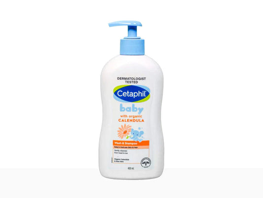 Cetaphil Baby Wash & Shampoo with Organic Calendula ( 400 ML )