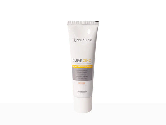 Ceuticoz Clear Zinc Tinted Sunscreen Gel SPF 50 ( 50 GM )