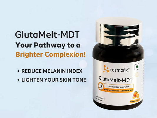 Cosmofix Glutamelt-MDT Nutraceutical Tablet - Orange Flavour