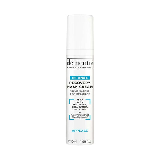 Elementre Recovery Mask Cream 8% Panthenol & Squalane  (50ml)