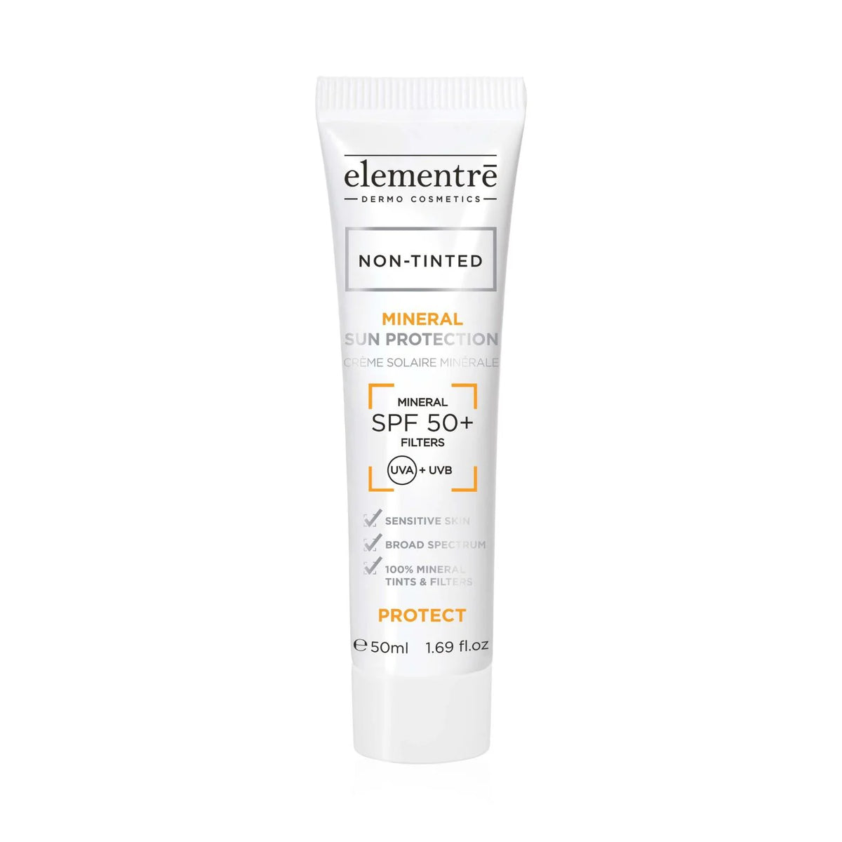 Elementre SPF 50+ Mineral Sun Protection Non-Tinted (50ml)