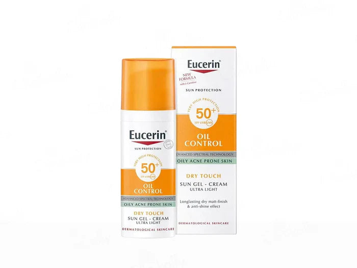Eucerin Oil Control Dry Touch Ultra Light Sun Gel-Cream Sunscreen SPF 50+(50 ml)