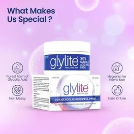 Glylite Peel Pads 20% Glycolic Acid, 30 Count