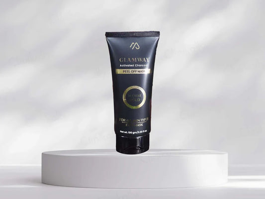 Glamway Activated Charcoal 24 Carat Gold Peel Off Face Mask ( 100 GM )