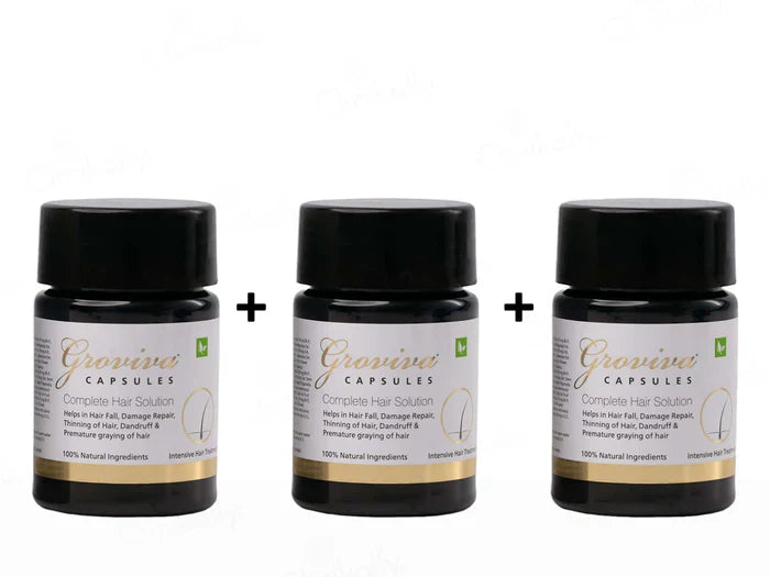 Groviva Complete Hair Solution Capsule(3 x 10 Capsules)