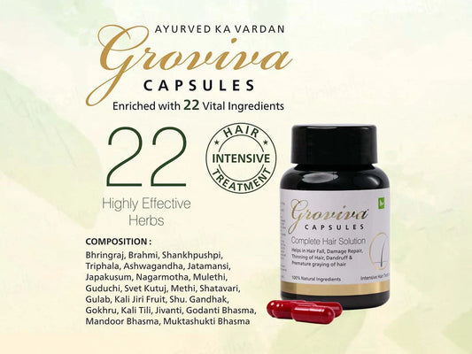 Groviva Complete Hair Solution Capsule (3 x 10 Capsules)