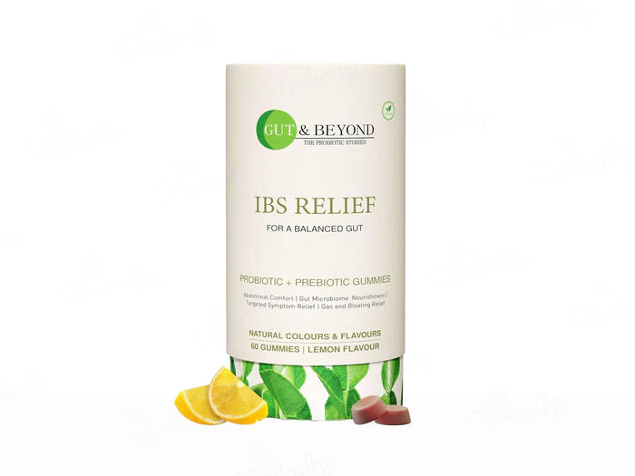 Gut & Beyond IBS Relief Gummies - Lemon Flavour(60 Gummies)
