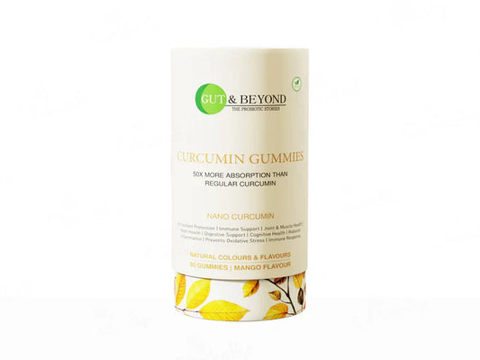 Gut & Beyond Nano Curcumin Gummies - Mango Flavour(60 Gummies)