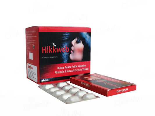 Hikkweb Healthy Hair Supplement (3x10 Tablets)