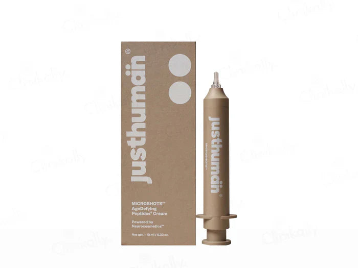 Justhuman Microshots™ AgeDefying Peptide⁶ Cream with Peace Mask(10 ml)