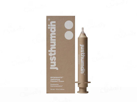 Justhuman Microshots™ AgeDefying Peptide⁶ Cream with Peace Mask(10 ml)