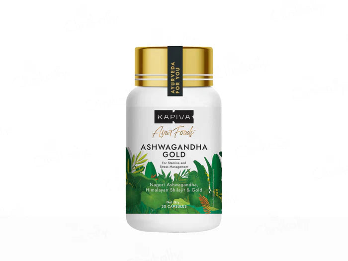 Kapiva Ashwagandha Gold Capsule For Stamina & Stress Management(30 Capsules)